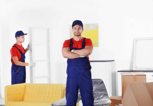 Commercial moving team supporting an office relocation in Ealing