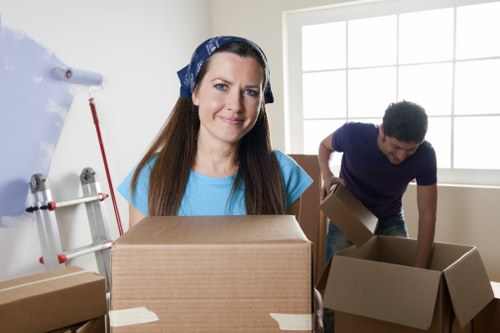 Local furniture pick-up service removing items from an Ealing flat