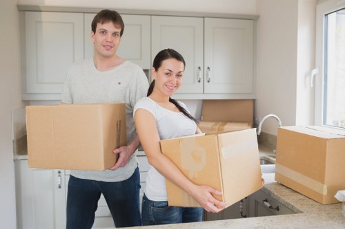 Moving day loading and transport for a property move in Ealing
